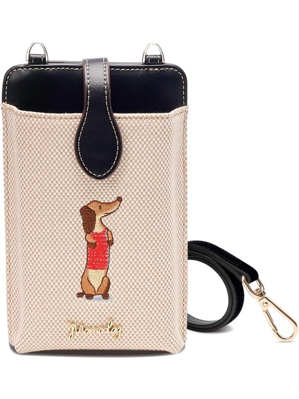 Cute Leather Crossbody Bag for Women, Small Cell Phone Purse with Adjustable